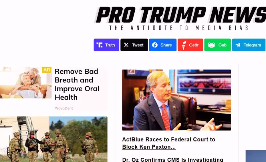 protrumpnews net
